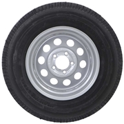 TIRE/WHEEL COMBO ST205/75R15 LRC RADIAL 15X5 5-4.5 SILVER MOD WHEEL